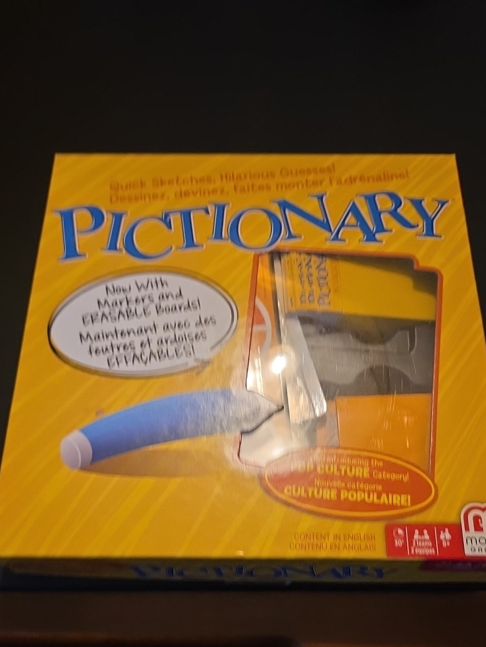 Family Party Game – Yellow Box